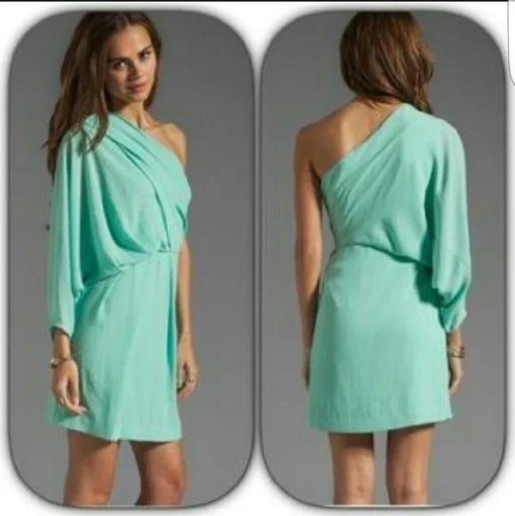 Diane Von Furstenburg One-Shoulder Dress - Picture 2 of 3